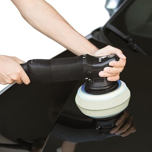 Bonsicoky 6 PCS Car Polishing Bonnet Buffing Pad Lamb Fleece Buffing Pad Cover for 7" - 8" Car Polisher, White