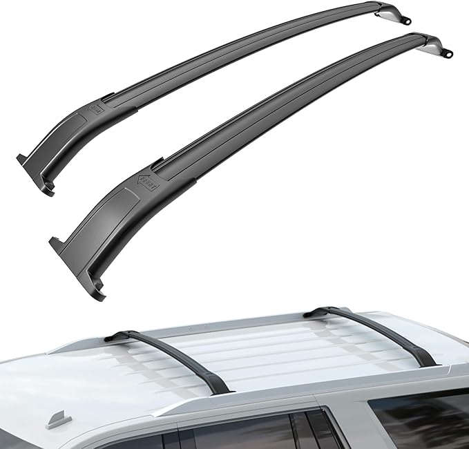 220lbs Heavy Duty Roof Rack Cross Bars Fit for Chevrolet Chevy Tahoe Suburban, GMC Yukon XL, Cadillac Escalade ESV 2015-2020 Aluminum Roof Rack Rail Crossbars Cargo Bars Rooftop