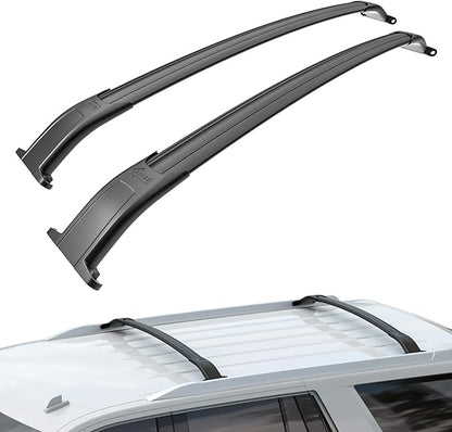 220lbs Heavy Duty Roof Rack Cross Bars Fit for Chevrolet Chevy Tahoe Suburban, GMC Yukon XL, Cadillac Escalade ESV 2015-2020 Aluminum Roof Rack Rail Crossbars Cargo Bars Rooftop