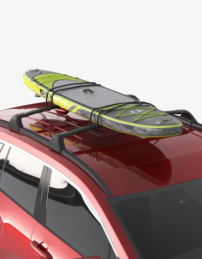 KINGGERI 260Lbs Lockable Roof Rack Cross Bars Compatible with Toyota Corolla Cross 2022 2023 2024 2025 2026 (with Flush Side Rails), Heavy Duty All Aluminum Rail Crossbar Anti-Theft Metal Matte Coated