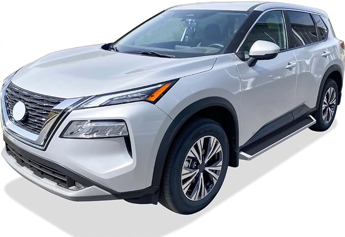 APS Running Boards Style Compatible with Nissan Rogue 2021-2026 (Exclude Models with Ground Lighting System) (Nerf Bars Side Steps Side Bars)