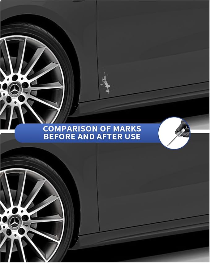 792/9792 Palladium Silver Metallic Touch Up Paint Compatible with Mercedes-Benz Exact Match–Chips and Nicks Touch Up