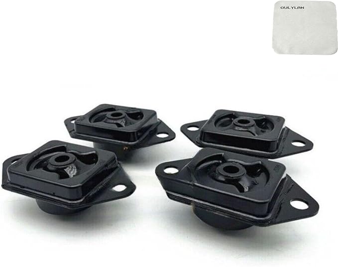 Excavator Accessories, Suitable for U20/U25 Engine Foot pad Shock-Absorbing Rubber Machine (1 Set)