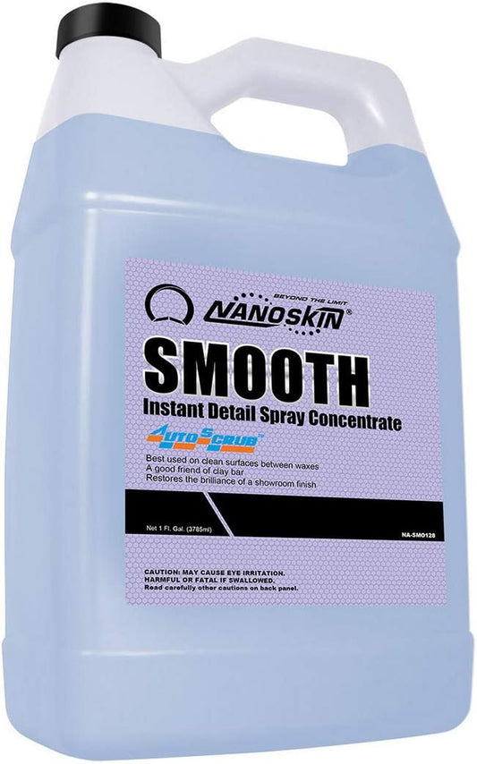 Nanoskin SMOOTH Quick Detailer Spray 1 Gallon for Car Detailing | Superior Gloss Enhancer, Wax Booster & Clay Lubricant | Waterless, Effortless Cleanup of Dust, Smudges, Fingerprints & Contaminants