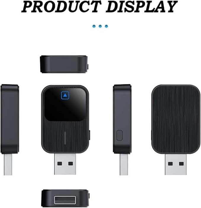 Wireless CarPlay Adapter 2-in-1 for Mercedes Benz Metris Cargo Van Metris Passenger Van, USB Design Plug and Play Bluetooth Fast Connection Car Accessories