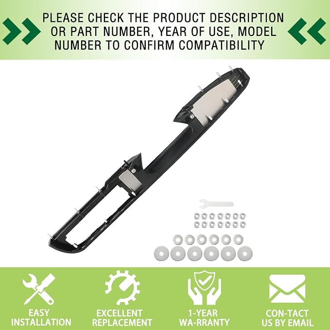 80994 Upgraded Door Armrest Repair Front Left Side Door Panel Handle Black Compatible with 2010-2014 Chevy Chevrolet Silverado Suburban Avalanche Tahoe,GMC Sierra Yukon Replaces 84127280