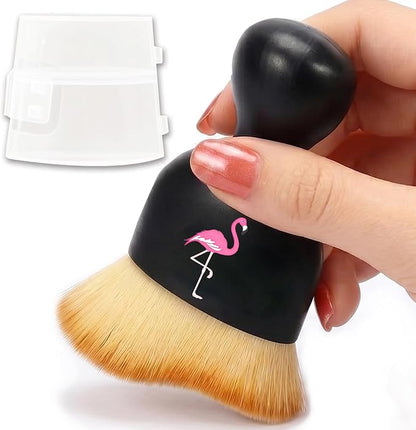Flamingo Car Detailing Brush Soft Bristle Cars Interior Cleaning Brush,Automotive Dust Brushes with Protective Cover,for Vehicle Gentle Detailing Care Flamingo Gifts for Women Men