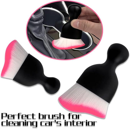 XY North Car Interior Dust Brush, Auto Detailing Brush, Soft Bristles Car Cleaning Brushes, Tool for Air Conditioner Vents, Leather, Computer, Scratch Free, Car Interior Accessories