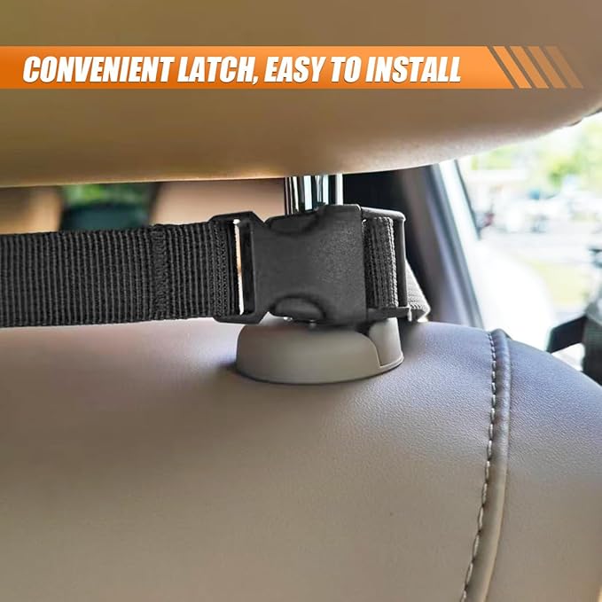 Car Backseat Organizer, Waterproof Oxford Automotive Seat Back Protector with 8 Pockets, Hanging Vehicle Behind Seat Storage Bag, Universal Travel Accessories for RV, SUV, Truck(Black)