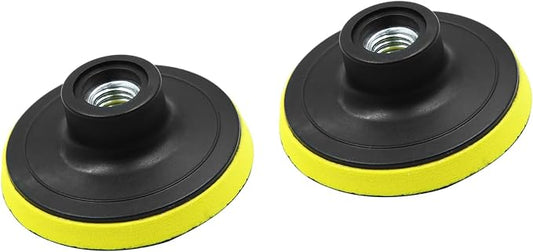 2pcs 3 Inch Car Automotive M14x2.0 Pad Backing Plate Hook Loop Polisher Buffing Auto Replacement Parts
