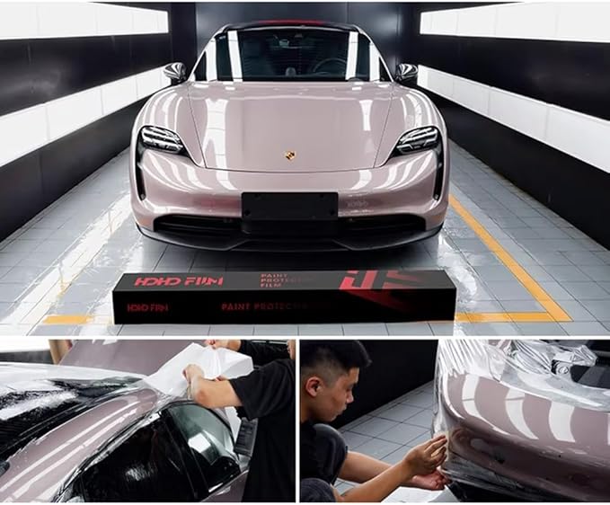 HOHOFILM TPU PPF Hydrophobic Clear Paint Protection Film Self Healing Car Clear Glossy Wrap Film (X9 NEO, 60" x20ft)
