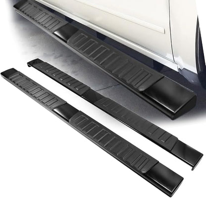 YITAMOTOR 6 Inches Running Boards Compatible with 2019-2026 Chevy Silverado/GMC Sierra 1500 Crew Cab, 2020-2026 2500HD 3500HD, Side Step Bars Aluminum Alloy, Running Boards for Silverado Crew Cab