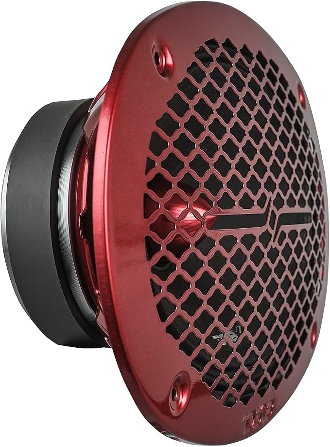 DS18 PRO-X694 BM Loudspeaker - 6x9, Midrange, Red Aluminum Bullet, 400W Max, 200W RMS, 4 Ohms - Premium Quality Audio Door Speakers for Car,Truck and Motorcycle Stereo Sound System (1 Speaker)