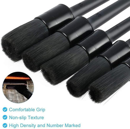 10Pcs Car Detailing Brush Set, Car Detailing Kit,Car Dashboard Cleaning Soft Brush, Suitable for Cleaning Internal Brush Panels, Vents, Leather, and Computers.
