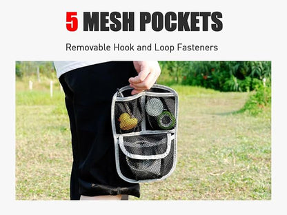 3 Mesh Pockets Front Trunk Lid Organizer Frunk Tool Storage Bag For Can Am Ryker 600 900 Sport Rally Edition 2019-2025 Accessories (Gray Piping)