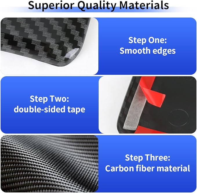 Car Center Console Gear Shift Knob Trim Cover for Toyota RAV4 2019-2025 and Toyota Highlander 2020-2025 Auto Interior Decor Accessories Central Control Shifters Stick Carbon Fiber Style Kit