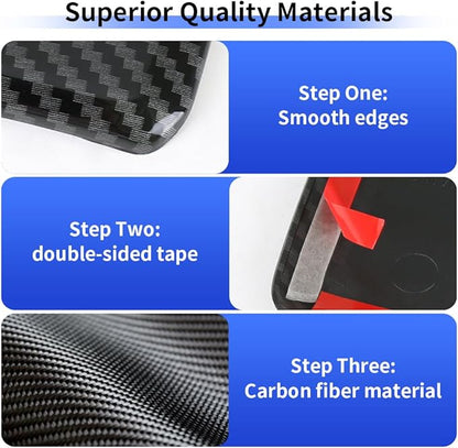 Car Center Console Armrest Front Cup Holder Trim Panel for Honda CRV 2023 2024 2025 2026 and CR-V Hybrid 2023-2026 Auto Interior Decor Accessories Central Control Protection Cover Carbon Fiber Style
