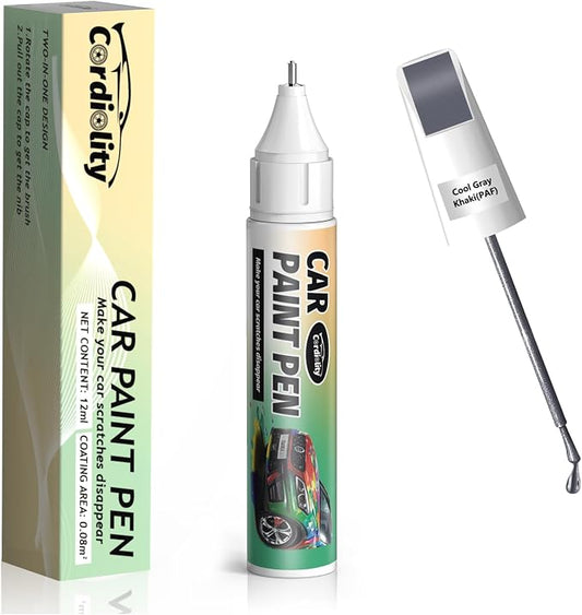 PAF Cool Gray Khaki Touch Up Paint for Subaru, Color Accurate Car Paint Scratch Repair Pen, Quick & Easy Fix Automotive Chips and Nicks