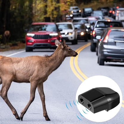 10PCS Deer Whistles for Vehicles, Dual Horn Save Deer Whistles Adhesive Avoid Collision Deer Warning Devices for Car Truck Motorcycle