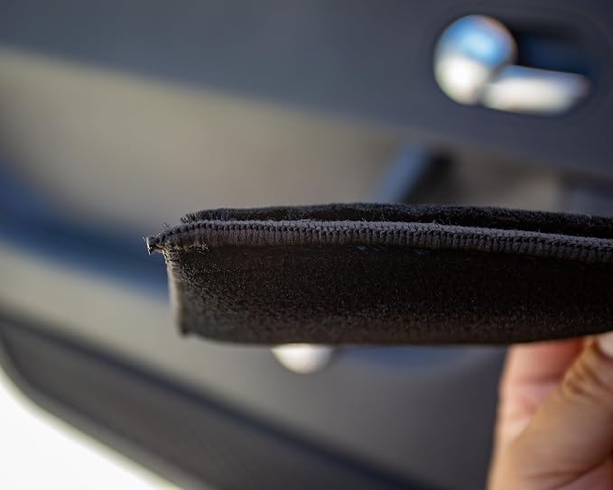 Double-Sided Scrub Pad, Interior Car Cleaning, Effective on Dashboards, Center Consoles, Door Panels, Plastic Trim, Leather Seats, Safe for Leather, Plastic, Vinyl, 3-Pack (Black)