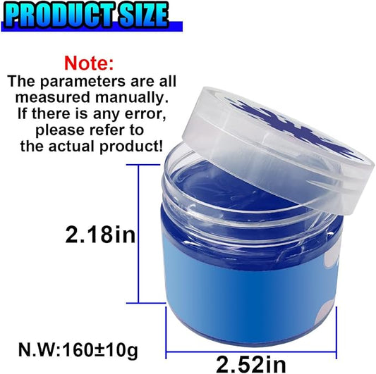 Car Cleaning Gel, No-Scratch Automotive Dust Cleaning Putty, Car Interior Cleaner Slime with Adsorption Capacity, Universal Vehicle Detailing Supplies for Most Cars (Blue)