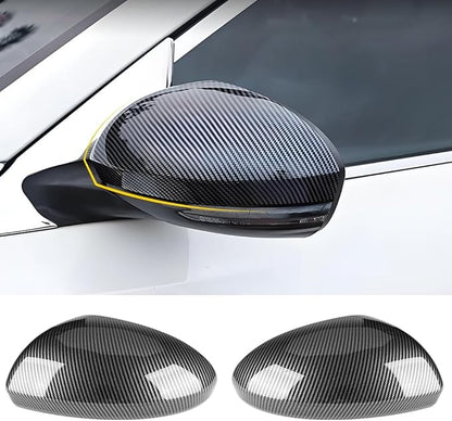 Chrome Carbon Fiber Car Side Door Mirror Trim Cover for Nissan Altima 2019 2020 2021 2022 2023 2024 2025 2026 Auto Exterior Decorations Accessories Rearview Anti Scratch Protection Panel