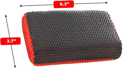 2 Pcs Fine Grade Clay Scrubber for Auto Detailing and Car Detailing, Clay Sponge Decontaminates Debris, Painted Surfaces, and Road Grime Efficiently and Easily, Enhance Gloss and Color Depth