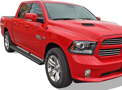APS Wheel to Wheel Running Boards 5 inches Compatible with Ram 1500 2009-2018 Crew Cab 5.5ft Short Bed & Ram 2500 3500 2010-2026 (Nerf Bars Side Steps Side Bars)
