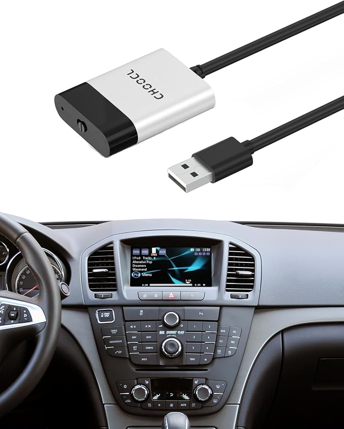 Bluetooth Car Adapter Compatible with Lacrosse and Regal (2010-2013), 2011-2015 Chevrolet (Avalanche LTZ,Malibu) with USB Interface,Car Music Bluetooth Adapter with Lossless Sound Quality