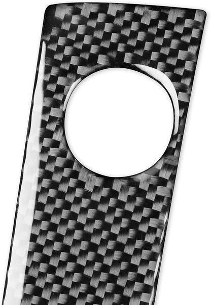 Real Premium Carbon Fiber Sticker Compatible with Audi A3 S3 RS3 8V 2013 2014 2015 2016 2017 2018 2019 Car Gear Shift Panel Water Cup Holder Panel Decor Kit Auto Interior Accessories 15pcs Black