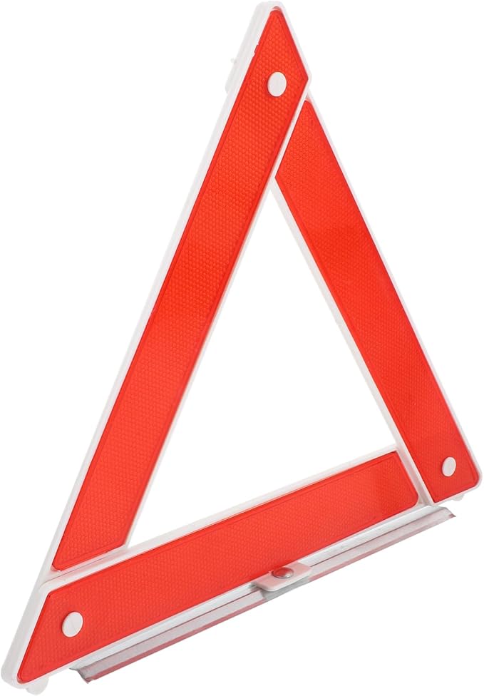 Ciieeo Triangle Warning Sign Kit Portable Triangle for Emergency Situations Durable Construction for Roadside Parking Traffic Safety