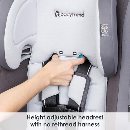 Baby Trend Cover Me™ 4-in-1 Convertible Car Seat, Vespa – Built-in Canopy, 4-Stage Growth System, Plush Comfort Padding, Multi-Position Recline