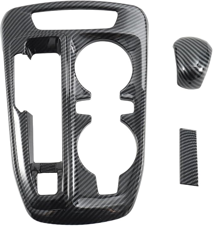 Interior Trim for Chevy Trax 2024-2026 Carbon Fiber Gear Shift Panel with Steering Wheel Trim AC Vent Cover