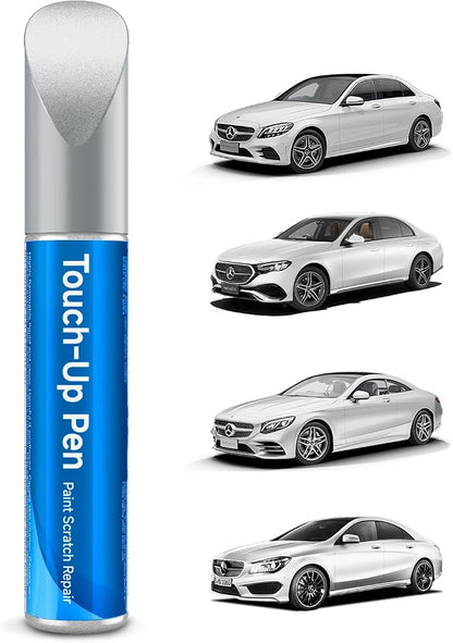 650/9650 Calcite/Cirrus White Touch Up Paint Compatible With Mercedes-Benz Exact Match Car Paint Pen Scratch Repair