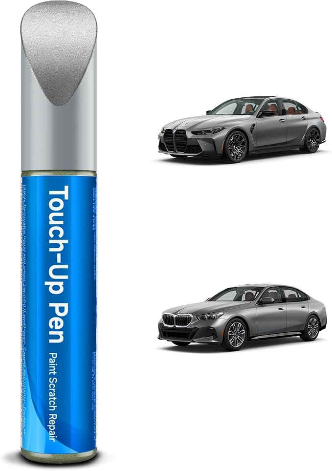 Touch Up Paint for BMW, Titan Silver(354) Exact Match Touch Up Paint Car Scratch Repair (Titan Silver Metallic for 3/5 Series)