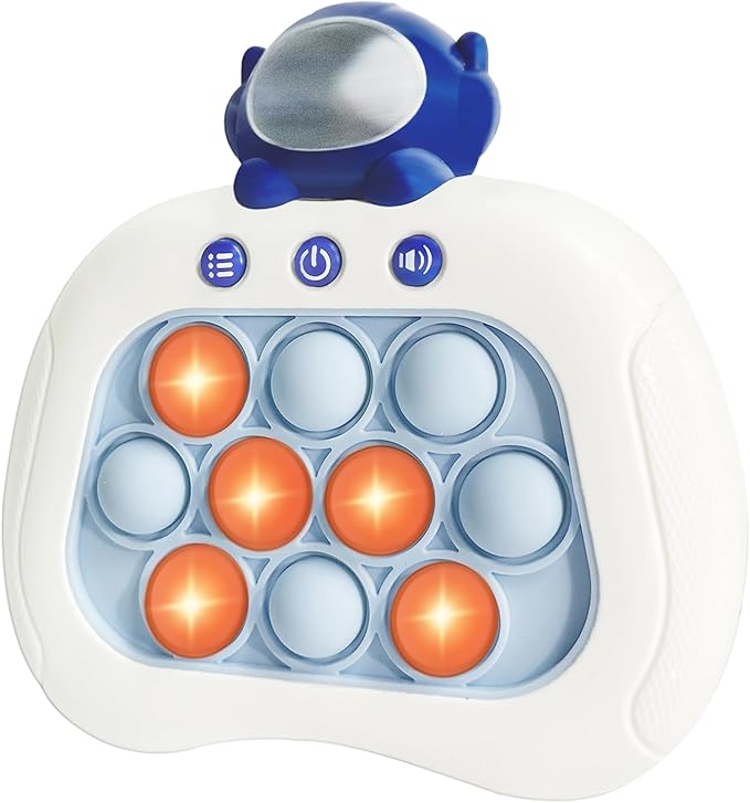 Intoypad Pop The Target! Handheld Speed Push Game Machine: A Fun Multiplayer Game for Family. Sensory Fidget Toy Christmas Toys Gifts for 6 7 8 9 10 11 12 Years Old Kids Road Trip Car Games Astronaut