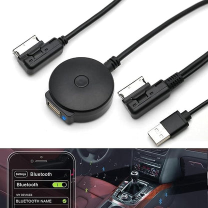 Bluetooth Receiver Car Kit Compatible with Audi A3 A4 A5 A6 A7 S3 S4 Q3 Q5 Q7,Wireless Music Interface AMI MMI Adapter,Premium CSR Chipset HiFi Sound,Compatible with iPhone iPod Android 2G
