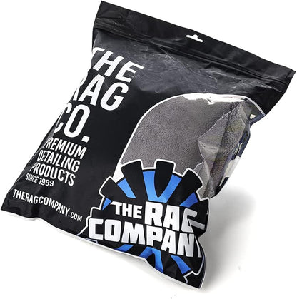 The Rag Company - Eagle Edgeless 600 - Professional Korean 70/30 Blend Super Plush, Microfiber Auto Detailing Towels, Buffing & Polishing, 600gsm, 16in x 16in, Dark Grey (3-Pack)