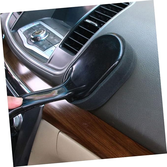 Cabilock Replaceable Handle Tire Shine Brush 4-Piece Tire Dressing Applicator Set for Car Detailing Foam Sponge Wheel Brush
