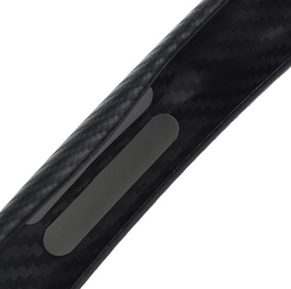Quick Install Sporty Carbon Fiber Pattern Steering Wheel Cover Universal fit 14½ to 15 inches Car Sendan Coupe SUV Pickup 14.5 to 15