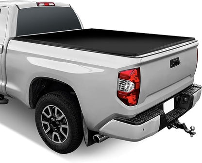 DNA Motoring New Upgrade Truck Bed Top Hard Solid Tri-Fold Tonneau Cover Compatible with 88-02 Chevy GMC C/K 1500 2500 3500 6.5' Bed, TTC-HARD-032