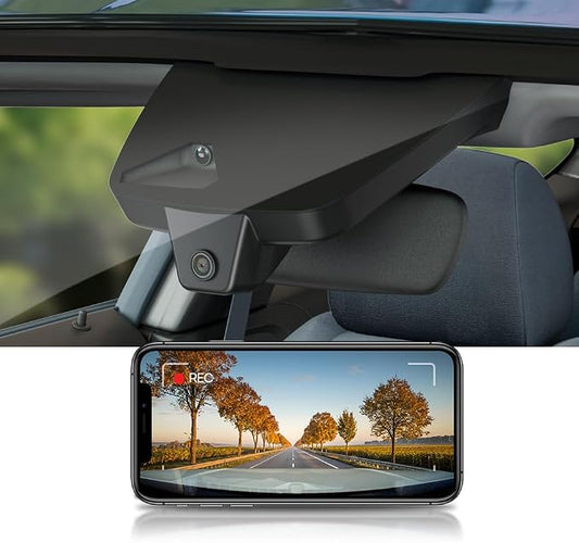 Fitcamx 4K Dash Cam Suitable for Toyota 4Runner 2025-2026 & Hybrid (HD2-35030), OEM Factory Look, UHD 2160P Video, Built-in WiFi & APP, Loop Recording, G-Sensor, Night Vision, Plug & Play, 64GB Card