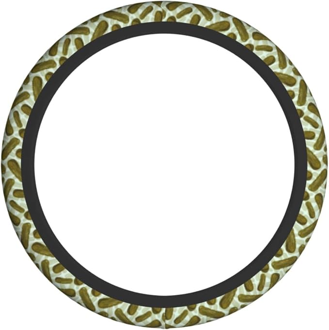 Pickles Steering Wheel Covers Non Slip Neoprene Steering Wheel Protector Cover Universal 15 Inch for Men Women Car Truck