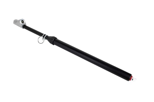 Milton Dual Foot Straight Lock-on Chuck Service Gauge, Non-Slip Grip Matte Black Poly -13” 10-160 PSI, for Large Vehicle Tires Made in USA (986BLK)