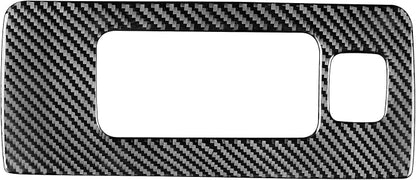 Real Premium Carbon Fiber Fit for Chevy Silverado/GMC Sierra 1500 2014-2018 for 2500/3500HD 2015-2019 Car Rear Center Console Storage Box Trim Decals Sticker Auto Interior Accessories Cover Black