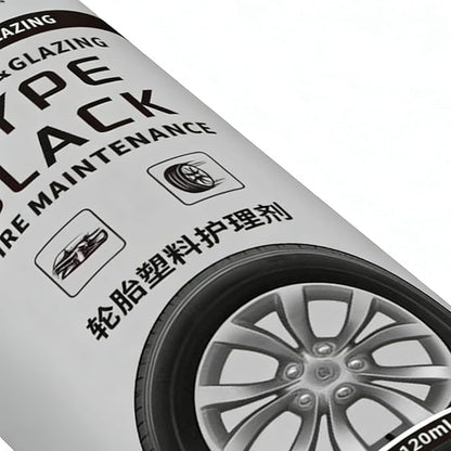 Genérico Car Tire Coating Agent – 120ml Anti-Stain – Tire Shine Restorer Spray | for Professional Drivers & Leading Drivers Garage Van Sedan