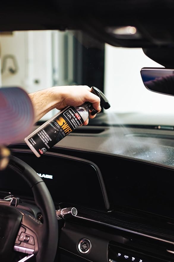 P & S PROFESSIONAL DETAIL PRODUCTS Swift Clean & Shine - Interior Cleaner & Protectant for Leather, Vinyl, Plastic - Cleans, Conditions & Leaves a Satin Finish - Fresh Scent - 16 oz