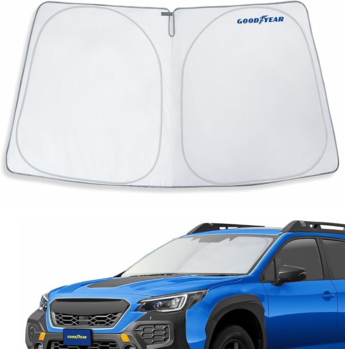 Goodyear Foldable Windshield Sunshade for Subaru Outback 2020-2025, Car Accessories, Sunshade Cover, Sun Shade Car Windshield, Window Sun Blocker - GY008280
