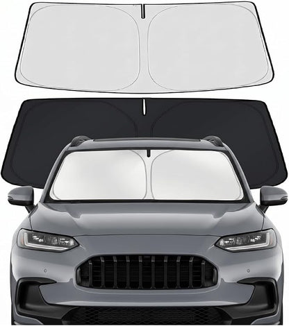 Custom Fit Windshield Sun Shade for Honda HRV HR-V 2023-2026 | Custom Fit Windshield Cover, Blocks UV Rays, Double-Layer Heat Shield, Durable Frame, Easy Fold & Storage