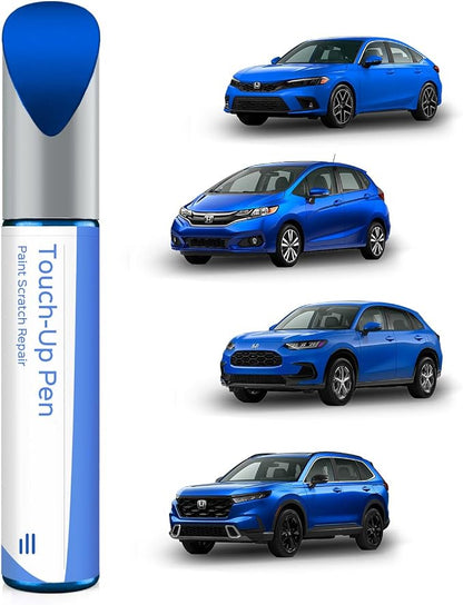 B-593M Aegean/Diffused Sky Blue Metallic Touch Up Paint Compatible with Honda Exact Match Chips and Nicks Touch Up